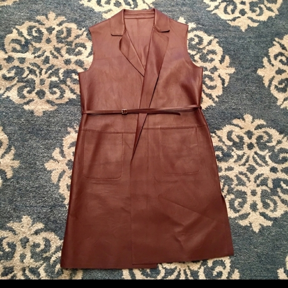 Dresses & Skirts - Italian Leather Dress - Work to Play (NWOT)